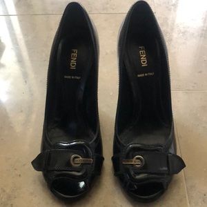 Black Patten Leather w/buckle